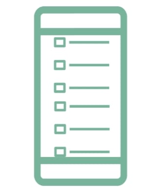 Checklist app for iPhone