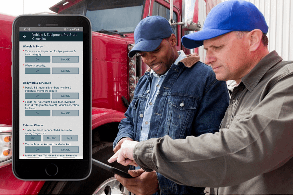 Truck Pre-Start Checklist App