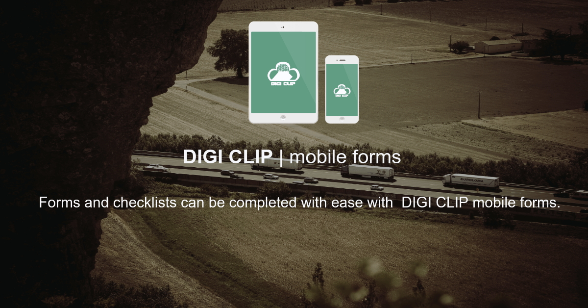 Logistics checklists and inspections by DIGI CLIP mobile forms