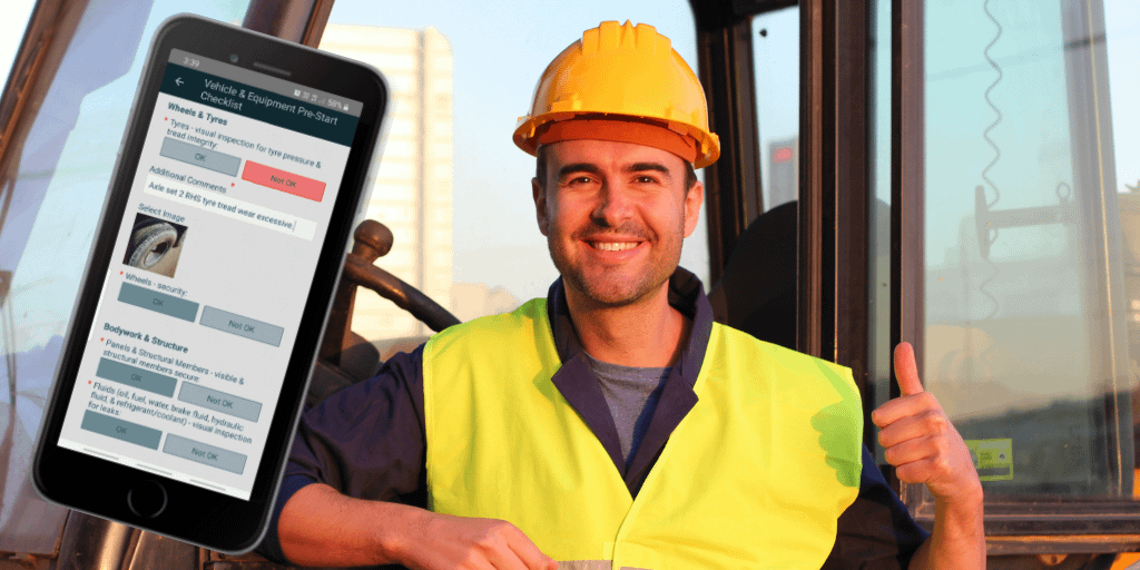 DIGI CLIP truck and equipment pre-start checklist app