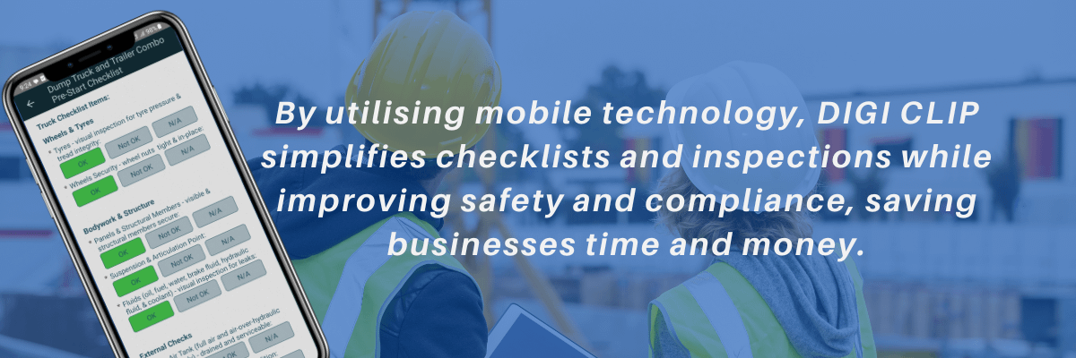 checklist and inspections app - DIGI CLIP mobile forms