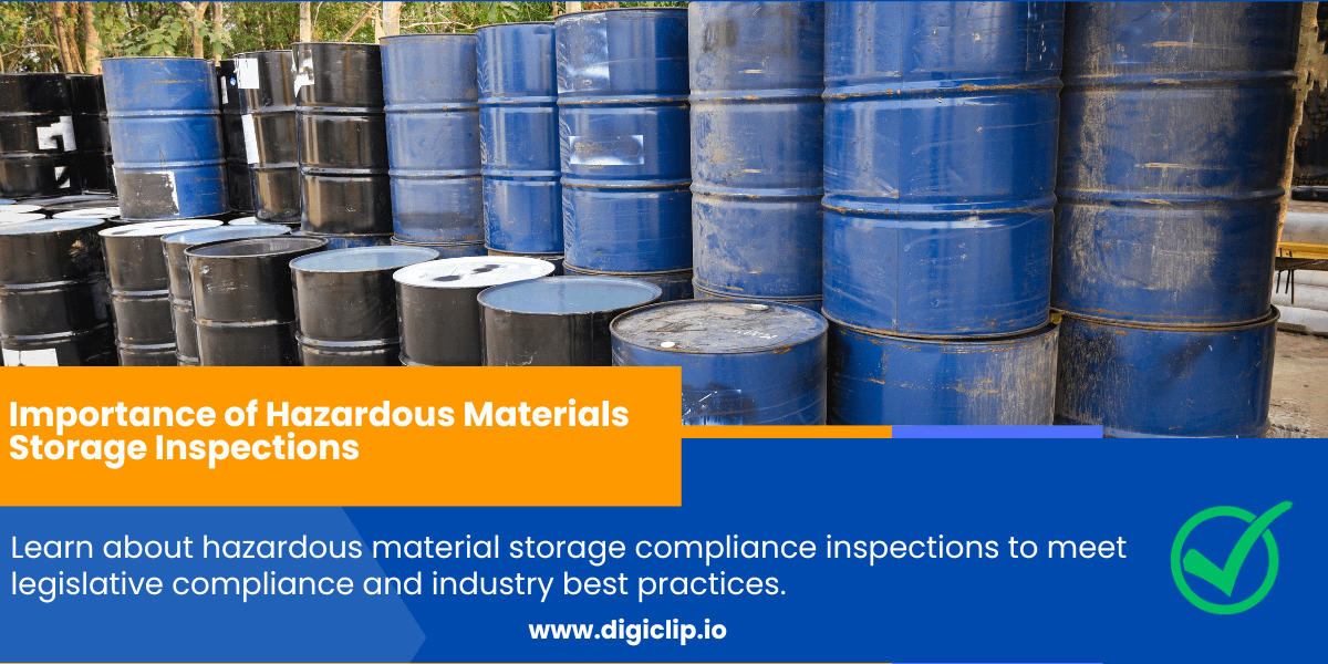 Hazardous Materials Storage Inspection