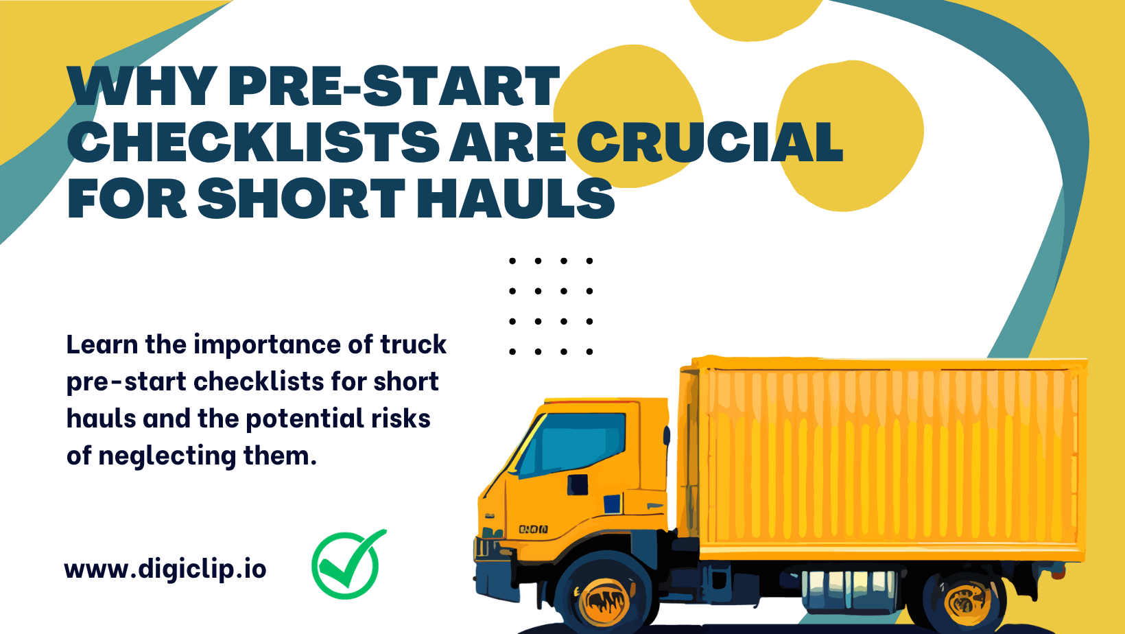 Why Pre-Start Checklists are Crucial for Short Hauls