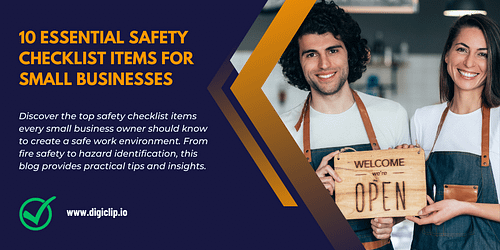 10 Essential Safety Checklist Items for Small Businesses